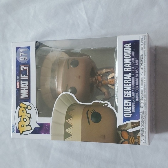 NWT #971 "What If...?" Queen General Ramonda Funko Pop Figurine Bobble-Head - Picture 5 of 12